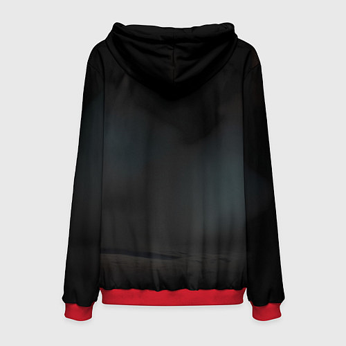 Мужская толстовка Конь бегун / 3D-Красный – фото 2