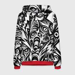 Мужская толстовка Lightnings and faces - ai art fantasy