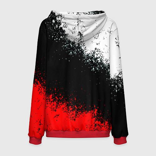 Мужская толстовка Манчестер Юнайтед краски всплеск / 3D-Красный – фото 2