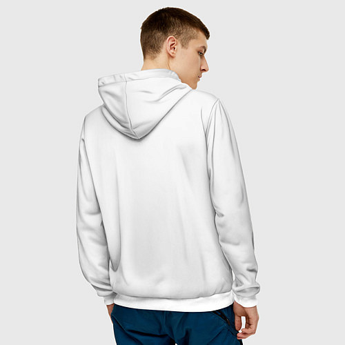 Мужская толстовка Eerie Scarecrow / 3D-Белый – фото 4