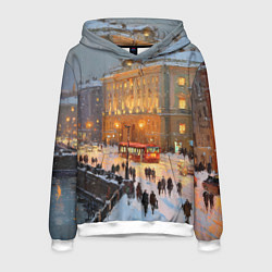 Мужская толстовка Предновогодний Санкт-Петербург
