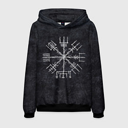 Мужская толстовка Мистический компас рун вегвизир