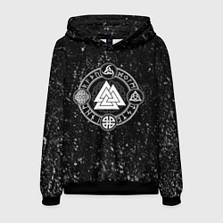 Мужская толстовка Валькнут и символы в круге