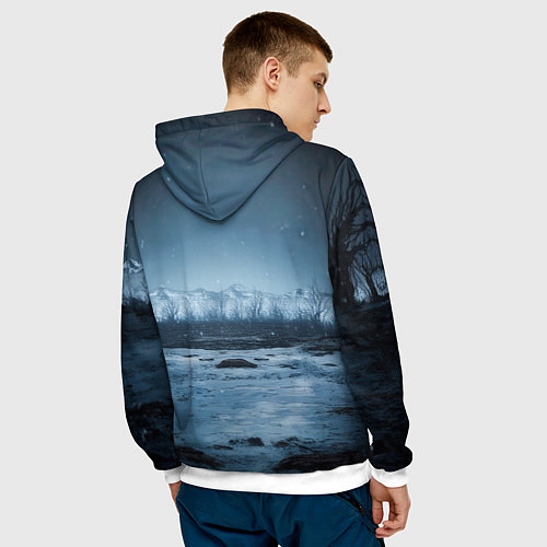 Мужская толстовка Igris solo leveling / 3D-Белый – фото 4