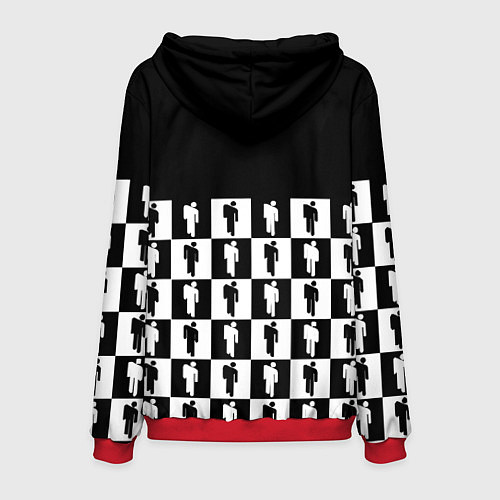 Мужская толстовка Манчестер Юнайтед люди паттерн / 3D-Красный – фото 2