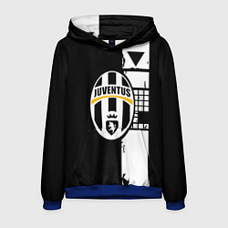 Мужская толстовка Ювентус геометрия белая