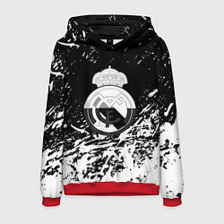 Мужская толстовка Реал Мадрид краски текстура