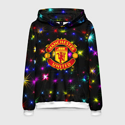 Мужская толстовка Манчестер Юнайтед праздничные огни