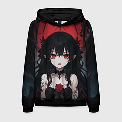 Мужская толстовка Девушка в стиле аниме в воде