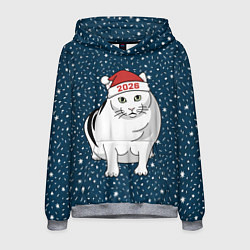 Мужская толстовка Кот мем - 2026