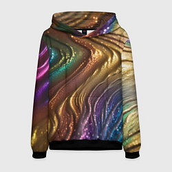 Мужская толстовка Сморщенные складочки жидкости