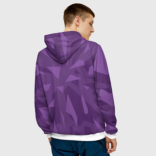 Мужская толстовка NBA Los Angeles Lakers / 3D-Белый – фото 4