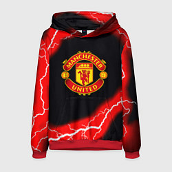 Мужская толстовка Манчестер Юнайтед шторм молнии
