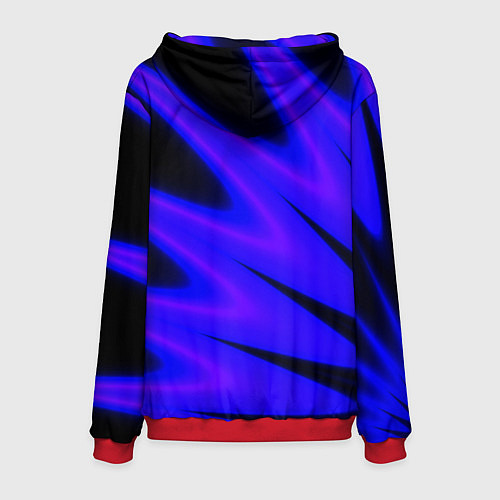 Мужская толстовка Neon is multicolored / 3D-Красный – фото 2