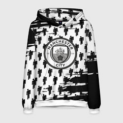 Мужская толстовка Манчестер сити краски люди