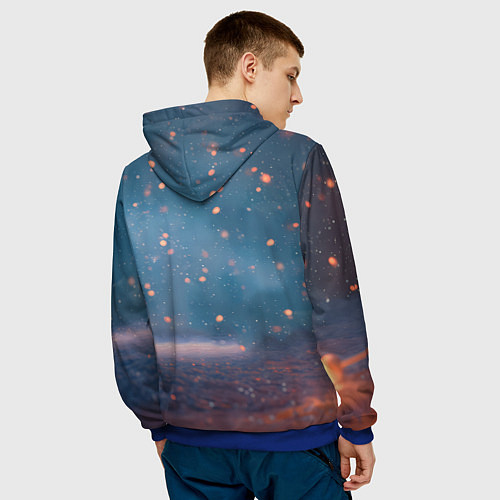 Мужская толстовка Игрушечная лошадка 2026 / 3D-Синий – фото 4