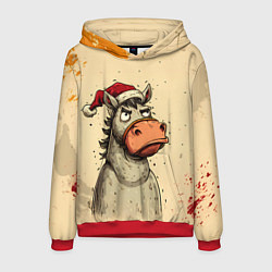 Мужская толстовка Задумчивая лошадь