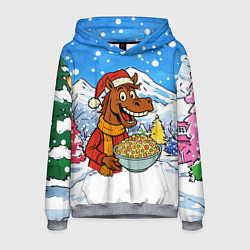 Мужская толстовка Лошадка с оливье