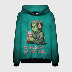 Мужская толстовка Антисоциальный Гринч