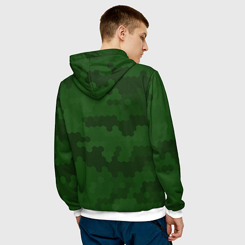 Мужская толстовка NBA Celtics camo / 3D-Белый – фото 4