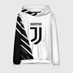 Мужская толстовка Ювентус полосы геометрия текстура