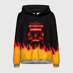 Мужская толстовка Liverpool огонь спорт