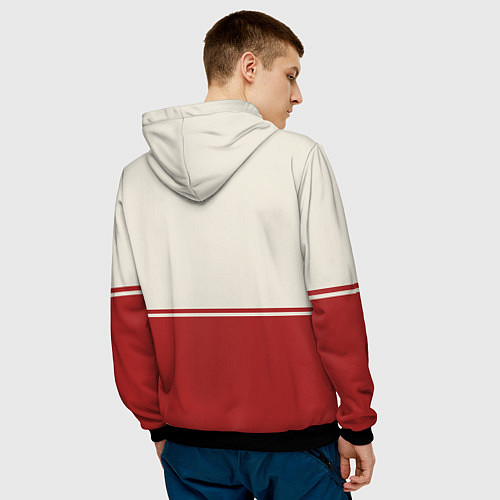 Мужская толстовка NBA Chicago Bulls vintage / 3D-Черный – фото 4