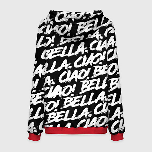 Мужская толстовка Juventus serial pattern / 3D-Красный – фото 2