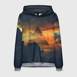 Толстовка-худи мужская 30 seconds to mars, цвет: 3D-меланж