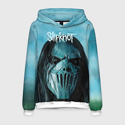 Толстовка-худи мужская Slipknot, цвет: 3D-белый