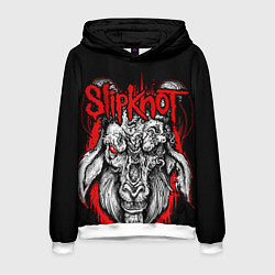 Толстовка-худи мужская Slipknot, цвет: 3D-белый