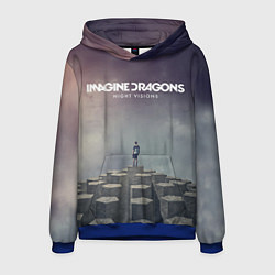 Толстовка-худи мужская Imagine Dragons: Night Visions, цвет: 3D-синий