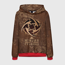 Толстовка-худи мужская Ninjas In Pyjamas, цвет: 3D-красный