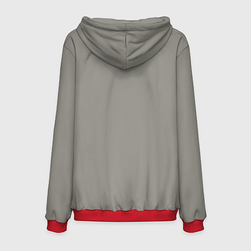 Мужская толстовка Skulls / 3D-Красный – фото 2