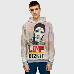 Толстовка-худи мужская Limp Bizkit, цвет: 3D-меланж — фото 2