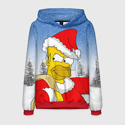 Мужская толстовка Санта Гомер