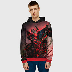 Толстовка-худи мужская Shadow Fiend, цвет: 3D-красный — фото 2