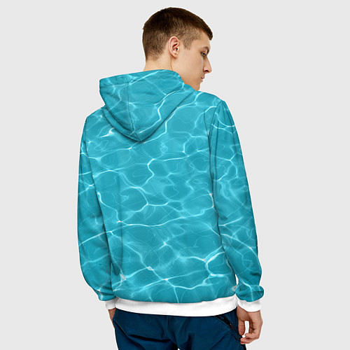 Мужская толстовка Nirvana: Water / 3D-Белый – фото 4