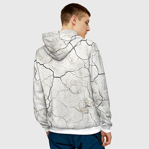 Мужская толстовка Train hard / 3D-Белый – фото 4