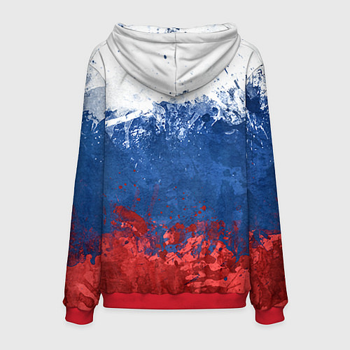 Мужская толстовка Русский хоккеист / 3D-Красный – фото 2