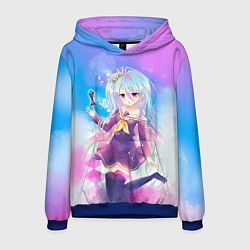Толстовка-худи мужская No Game No Life, цвет: 3D-синий