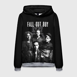 Толстовка-худи мужская Fall out boy band, цвет: 3D-меланж