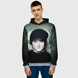 Толстовка-худи мужская Zemfira, цвет: 3D-меланж — фото 2