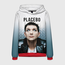 Толстовка-худи мужская Placebo: Brian Molko, цвет: 3D-красный