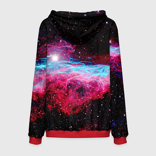 Мужская толстовка Кот с едой / 3D-Красный – фото 2