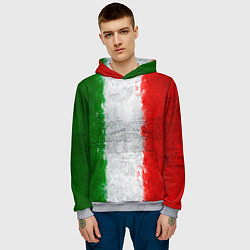 Толстовка-худи мужская Italian цвета 3D-меланж — фото 2