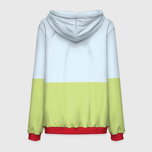 Мужская толстовка Папуля / 3D-Красный – фото 2