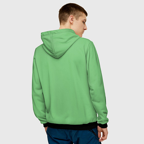 Мужская толстовка Правильное питание / 3D-Черный – фото 4