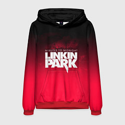 Толстовка-худи мужская Linkin Park: Minutes to midnight, цвет: 3D-красный