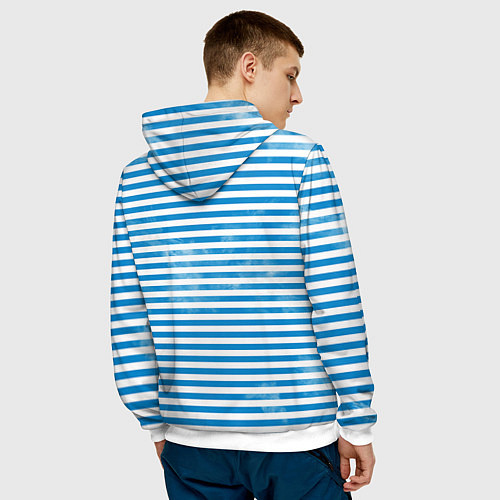 Мужская толстовка ВДВ / 3D-Белый – фото 4